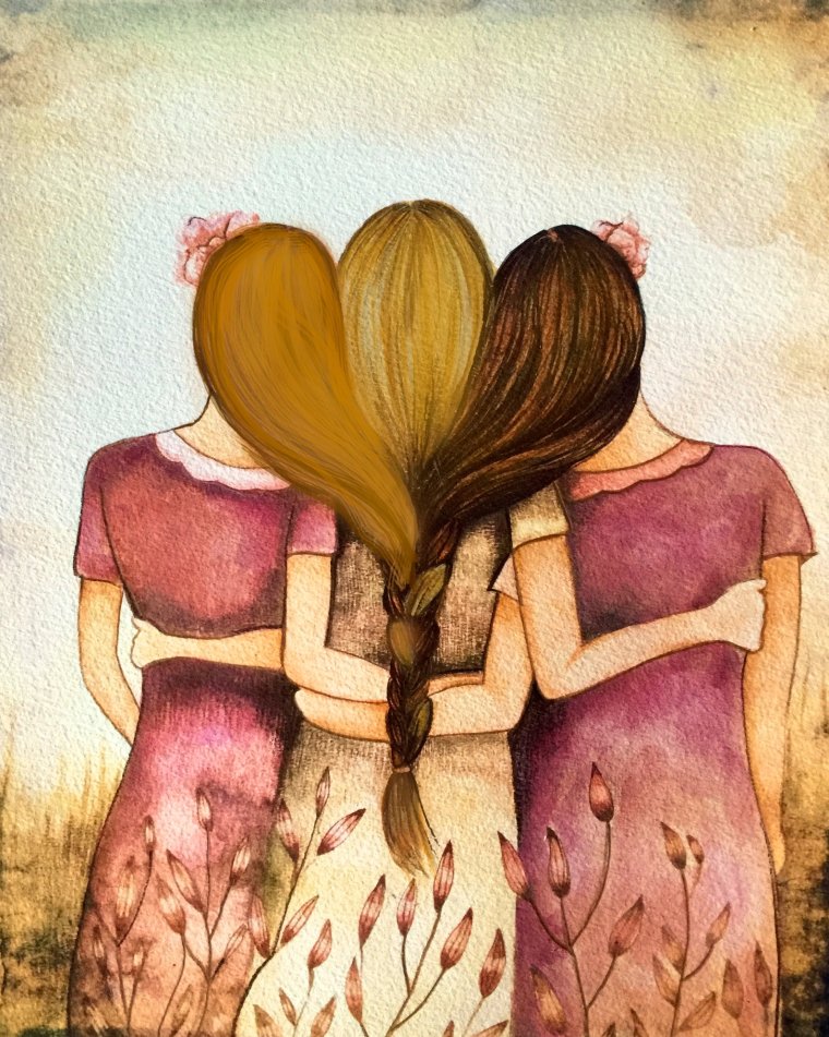 Фэшн иллюстрация новый год