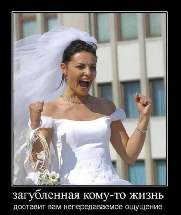 Вышла замуж демотиватор