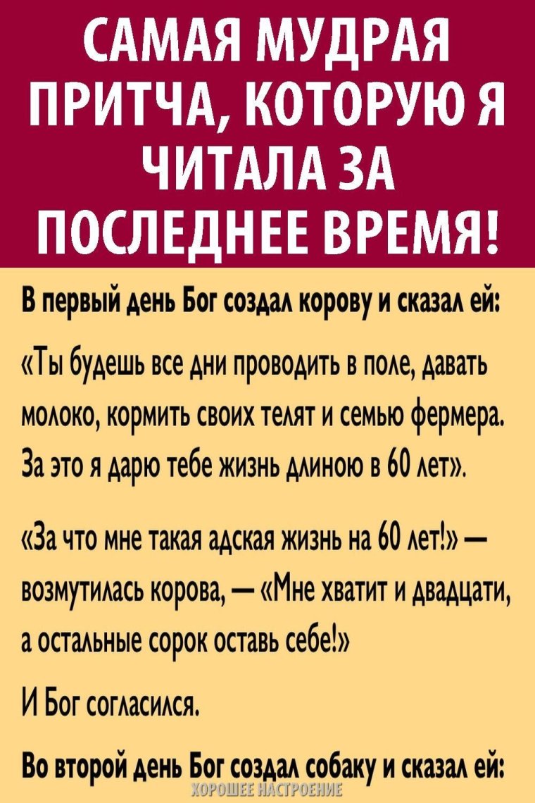Притчи о жизни