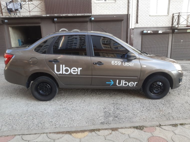 Гранта Убер наклейки