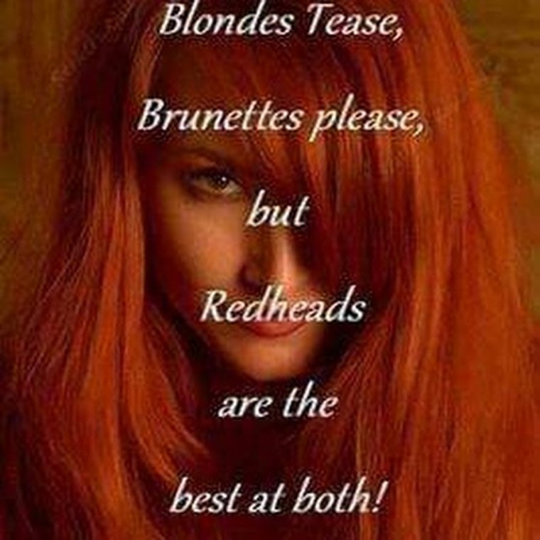 Стихи про рыжих девушек