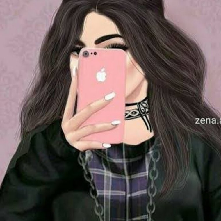 Кавказская девушка арт