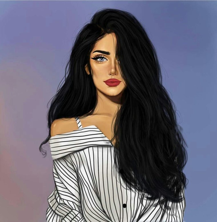 Девушка рисунок