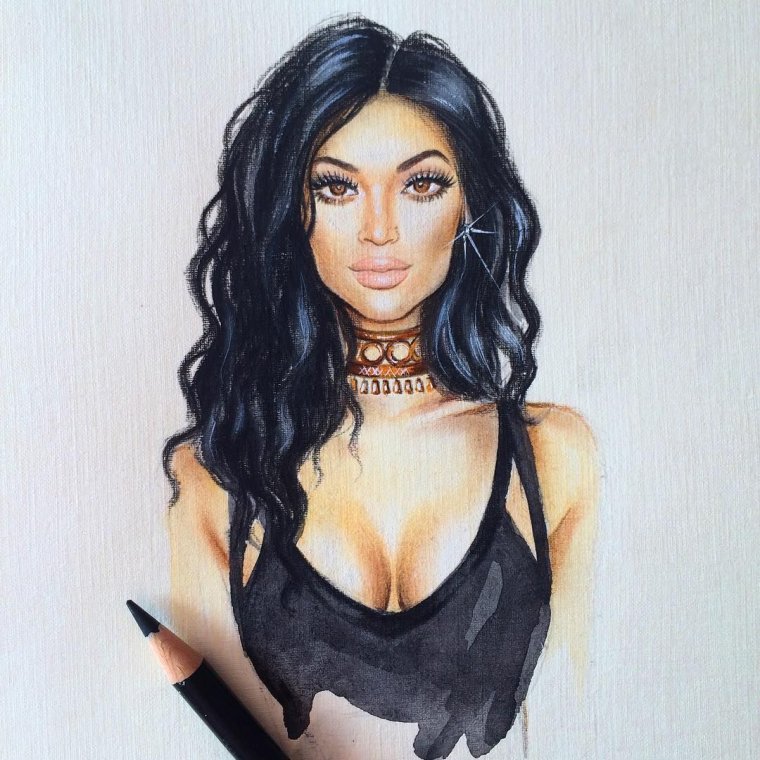 Портрет мамы в платке