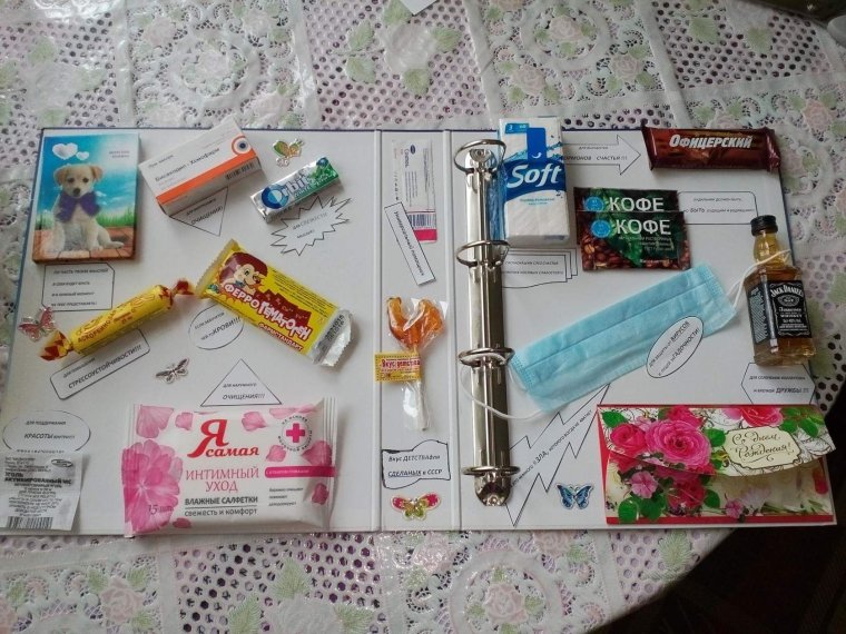 Смешной подарок подруге