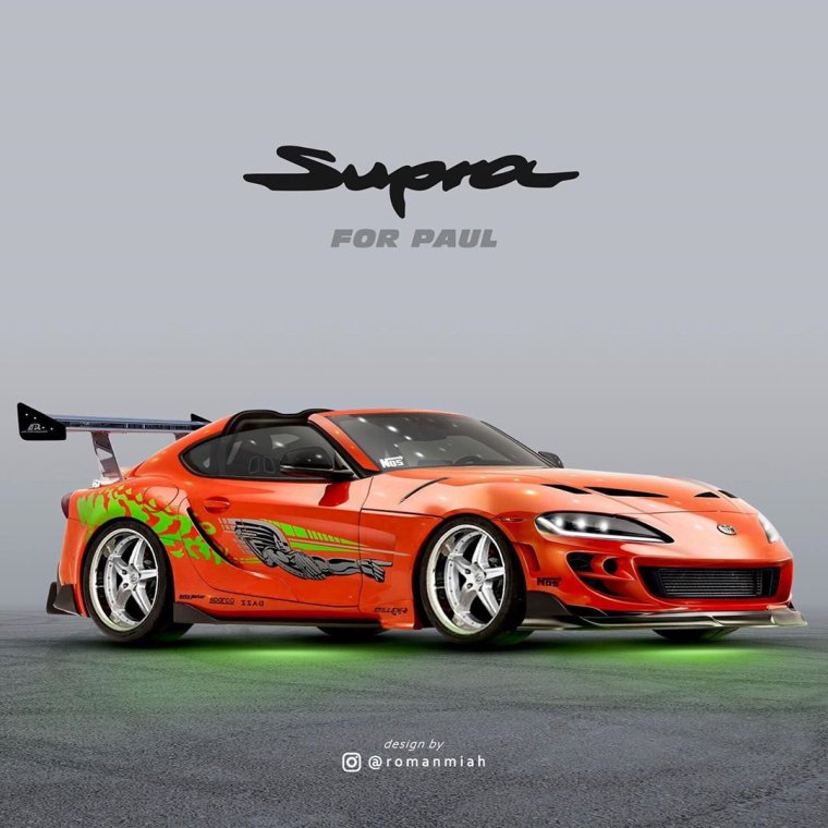 Toyota Supra Paul Walker