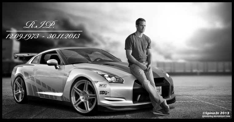 Toyota Supra Paul Walker белая