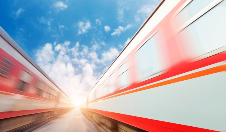 Поезд абстракция