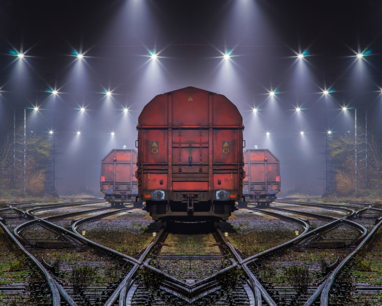 Вагоны РЖД на обои