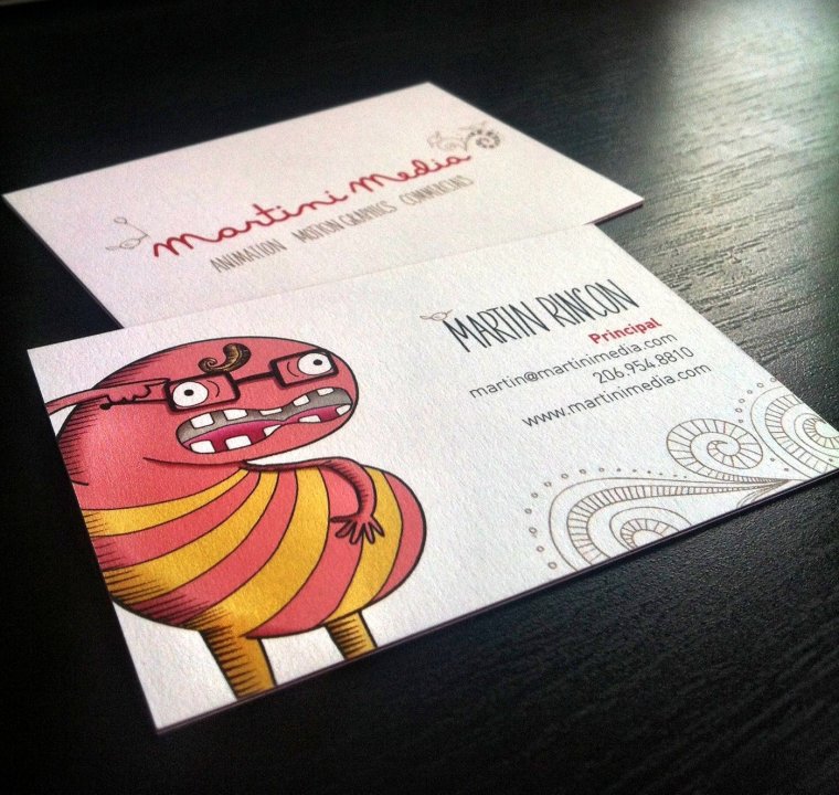 Визитка мастера маникюра