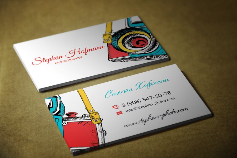 Визитка мастера маникюра