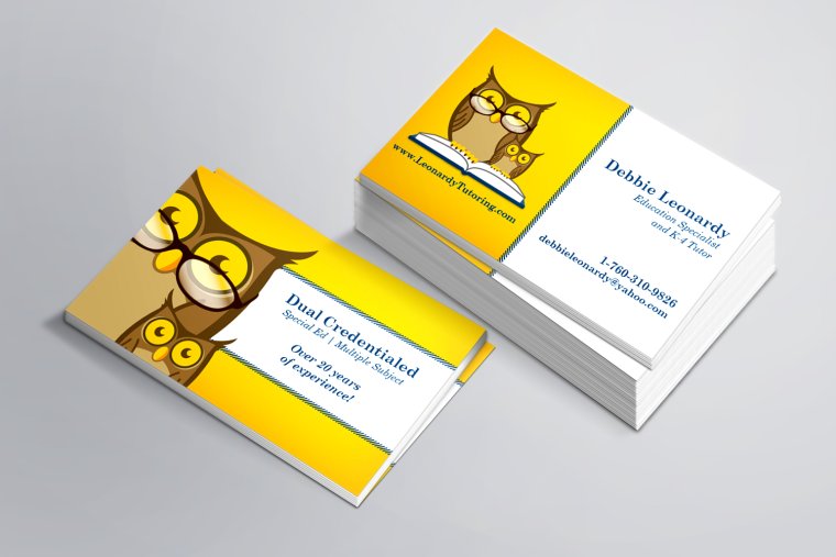 Бирка визитка