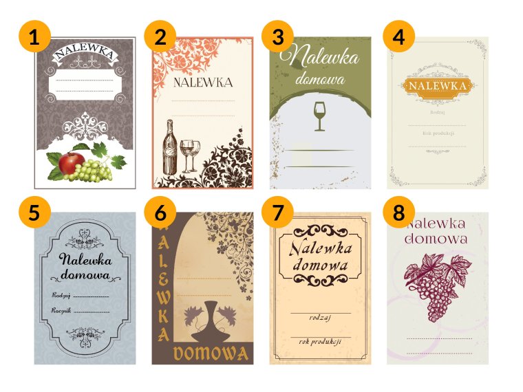 Этикетки для домашнего алкоголя
