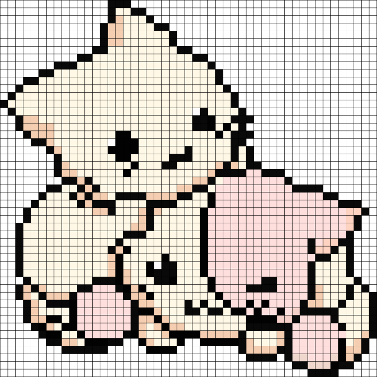 Рисунки по клеточкам маленькие милые