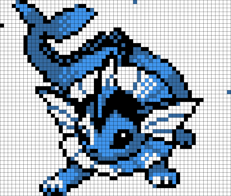 Рисунки по клеточкам Стича