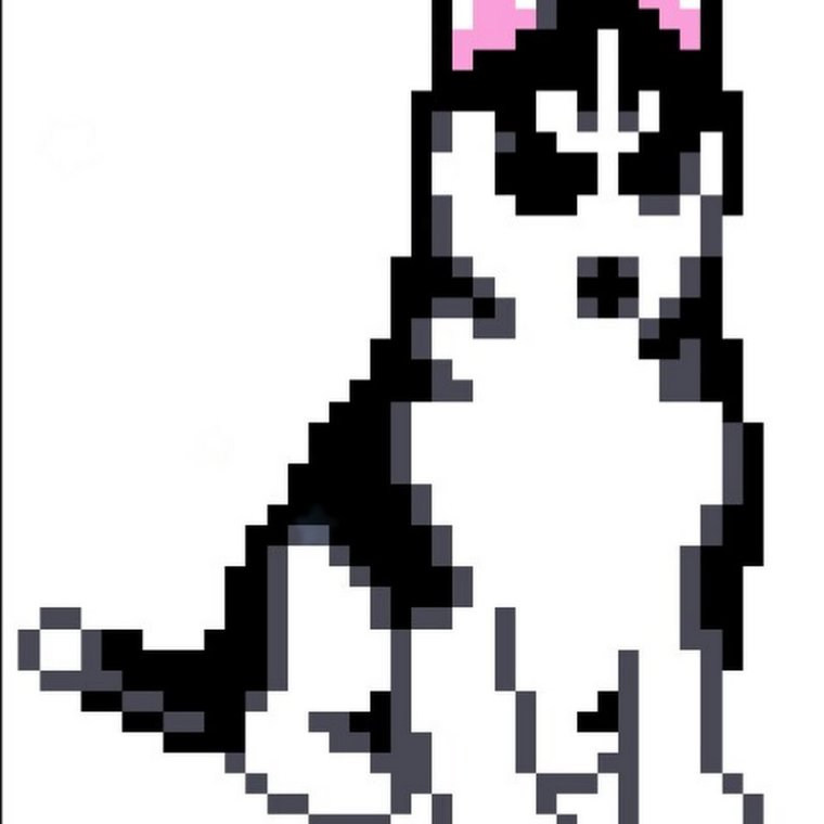 Рисунки по клеткам собака