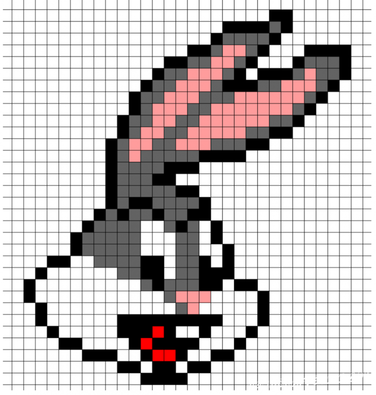 Багз Банни по клеточкам