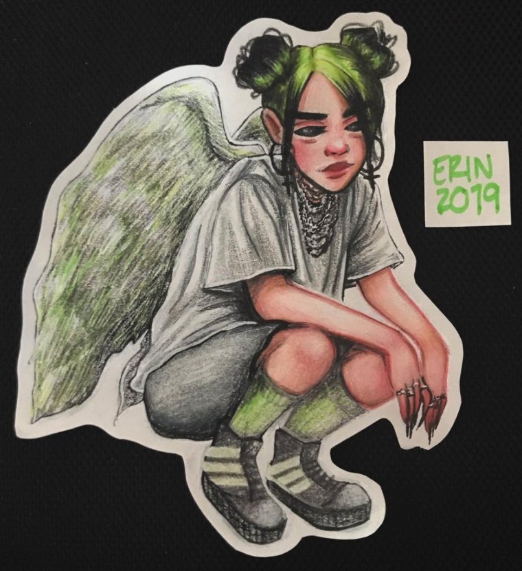 Билли Айлиш арт