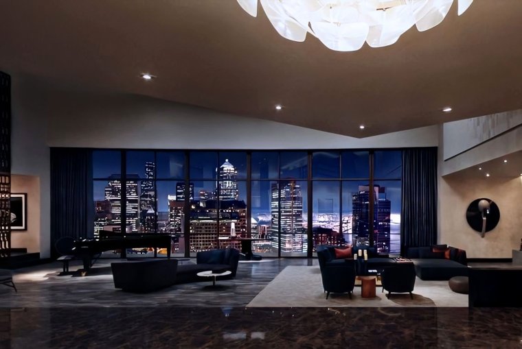 Спальня Кристиана Грея