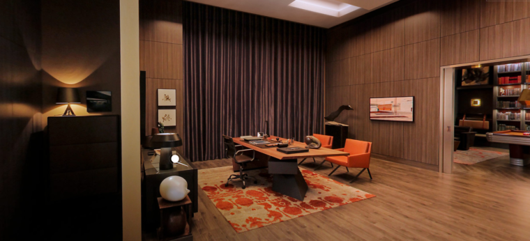 Спальня Кристиана Грея