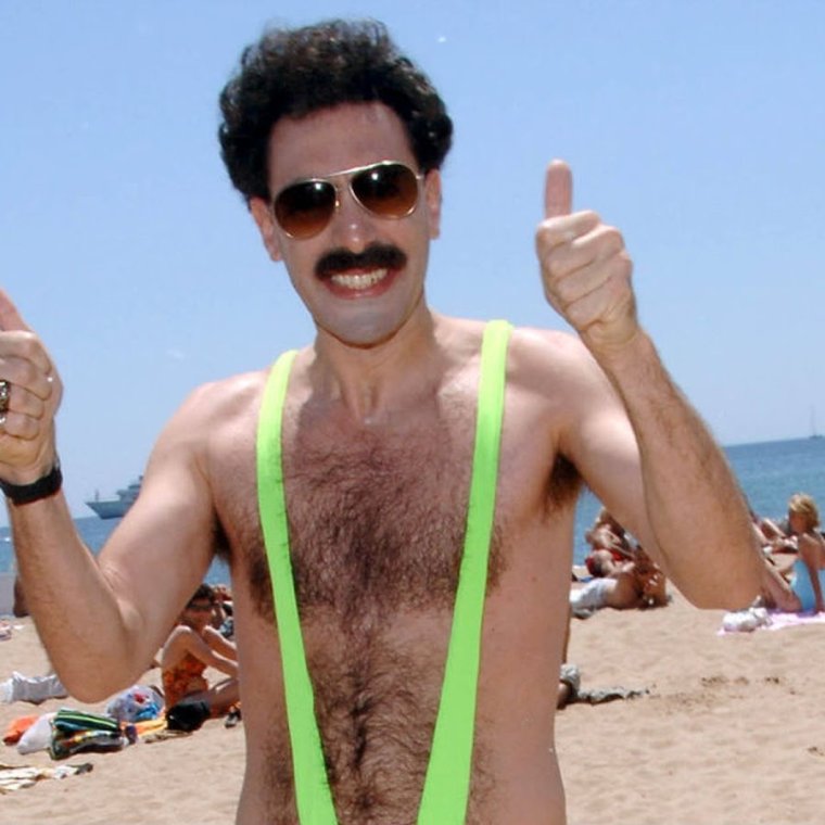 Борат в купальнике