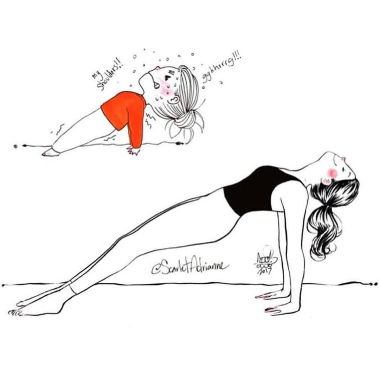 Йога для начинающих рисунки