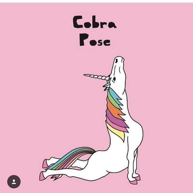 Единорог йога рисунок