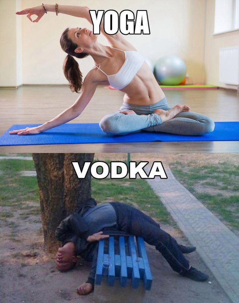 Смешная йога