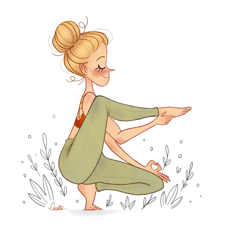 Йога мультяшные