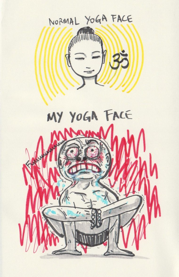 Юмор о йоге