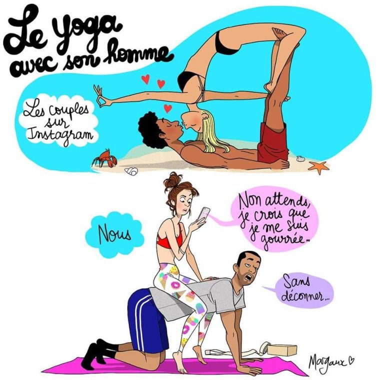 Комиксы про йогу