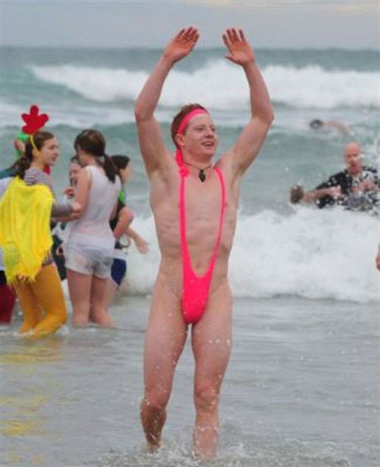 Смешной купальник для мужчин