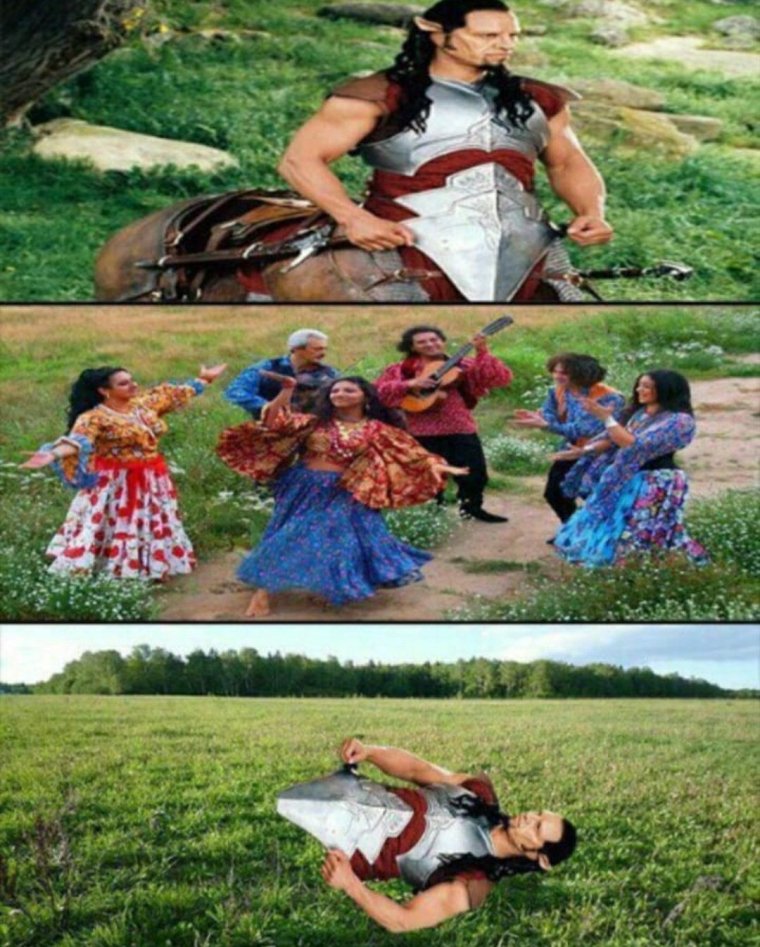 Цыганка смешная