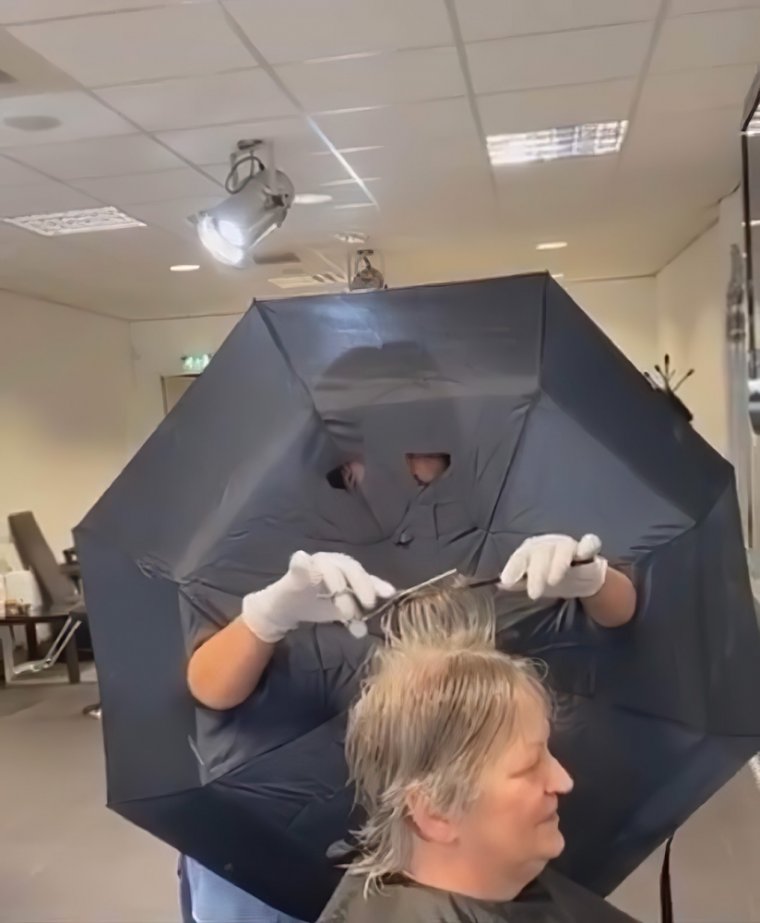 Смешные фото в салоне красоты