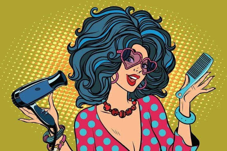 Парикмахерская креативная реклама