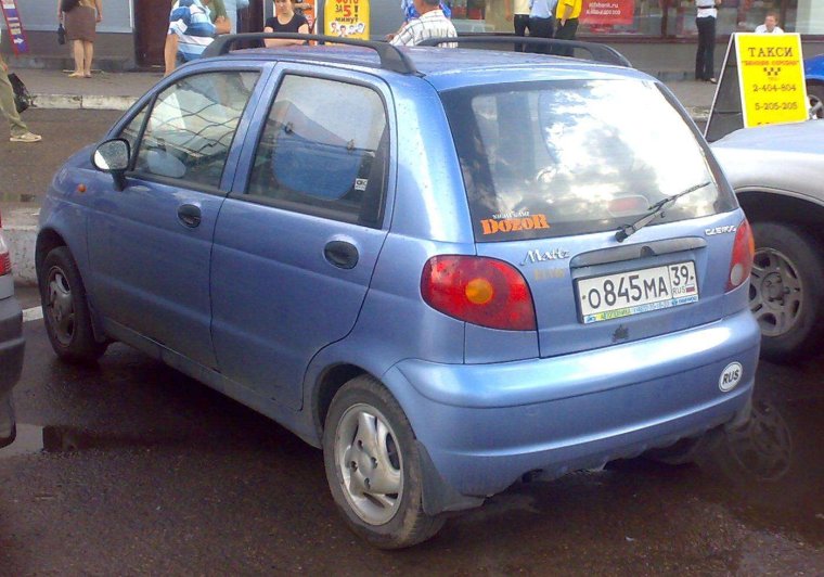Daewoo Matiz черный тонированный