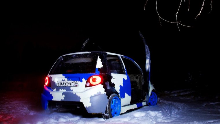 Daewoo Matiz stance