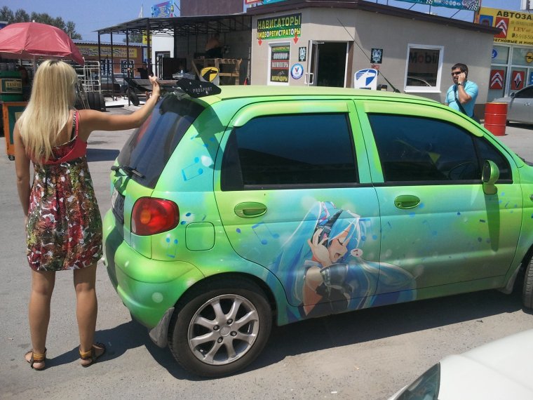Девушки и Daewoo Matiz