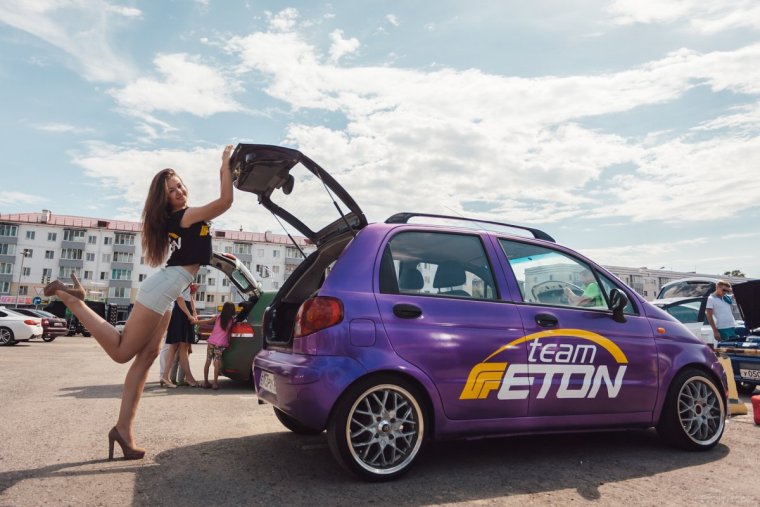 Реснички на фары Daewoo Matiz
