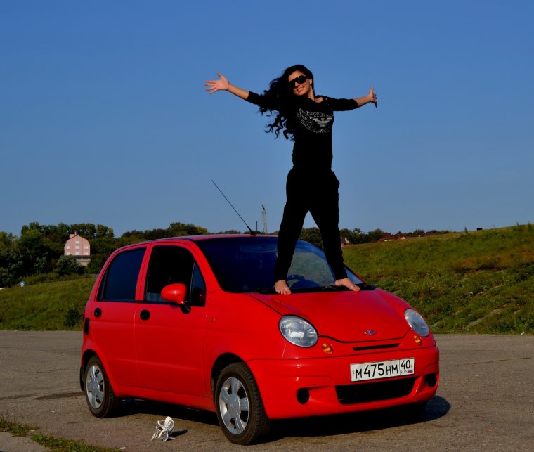 Daewoo Matiz сиреневый