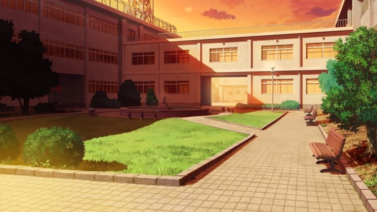 Гача лайф фон улица лето