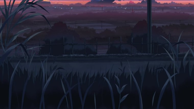 Розовый фон аниме