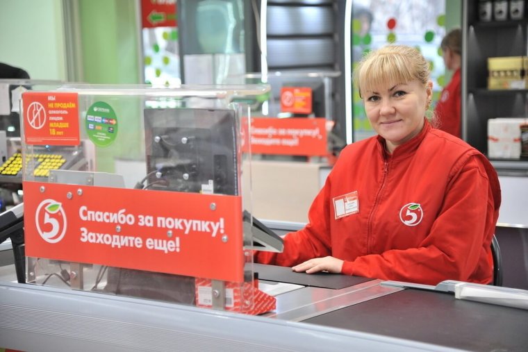 Кассир в Пятерочке