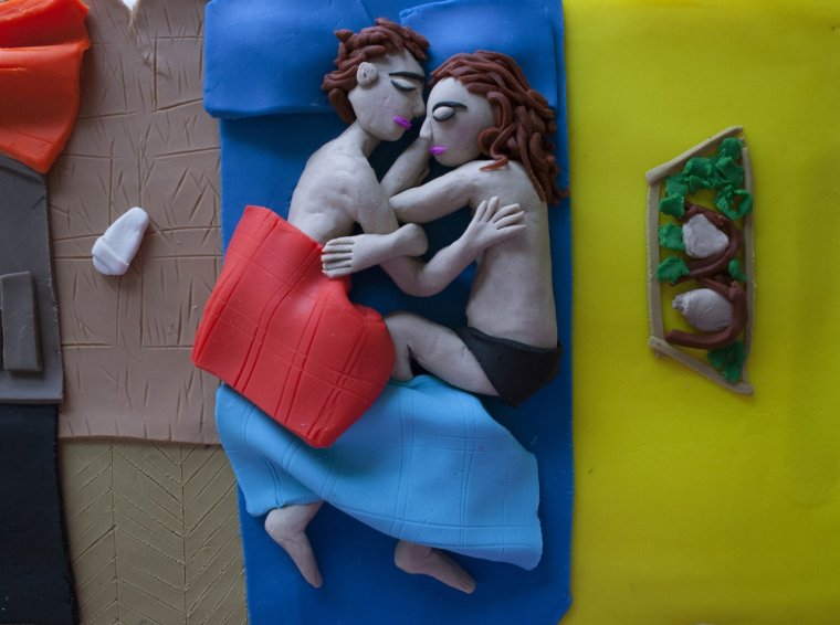 Маленькие фигурки из глины