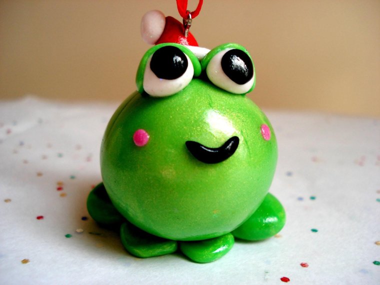 Зверушки из воздушного пластилина