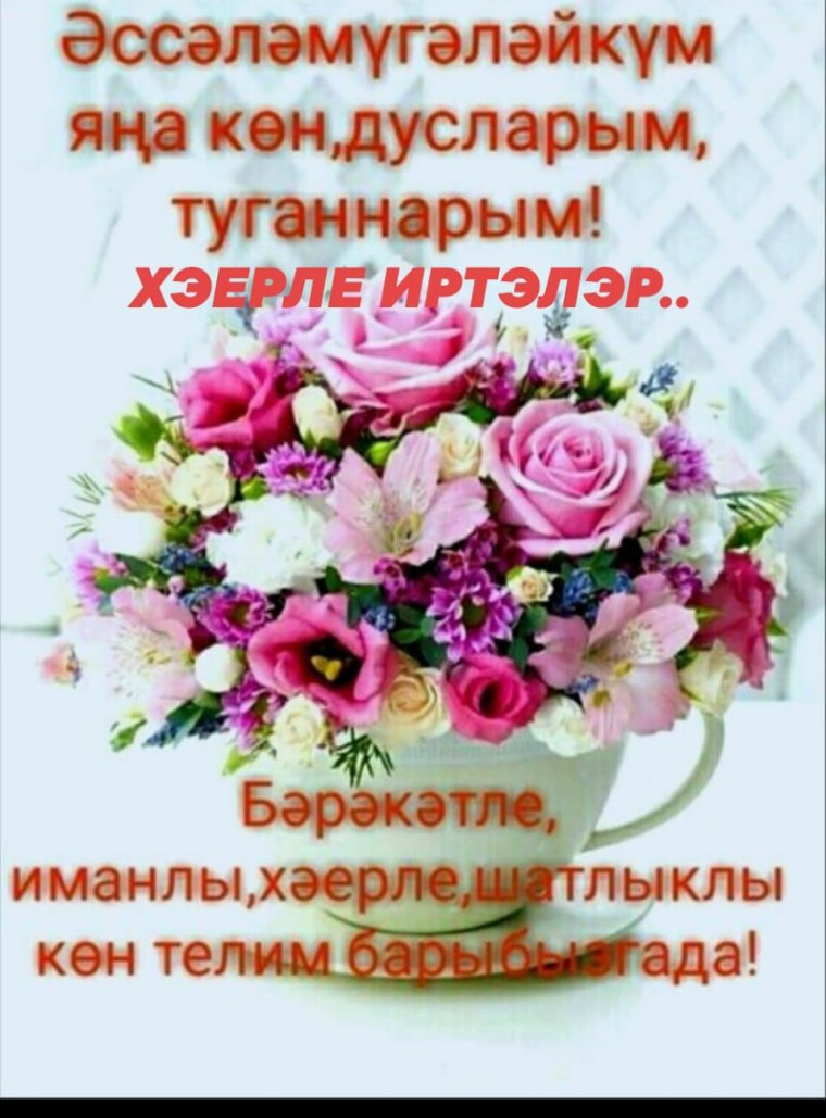 Зимнее доброе утро на татарском языке