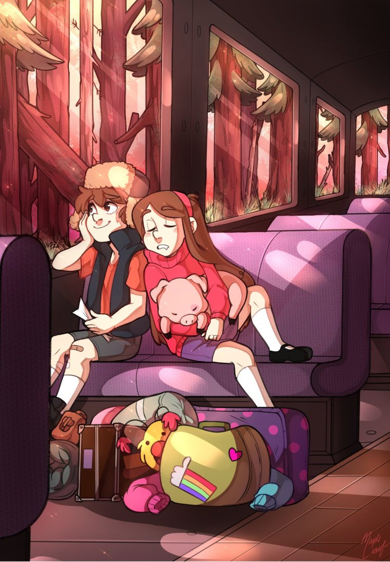 Комната Диппера и Мейбл из Гравити Фолз