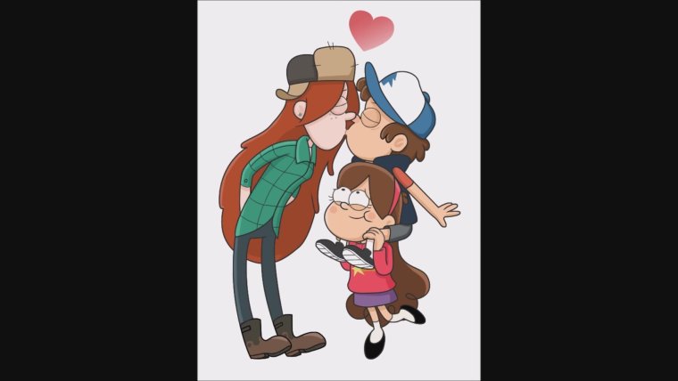 Гравити Фолз Мэйбл и Диппер и Пухля