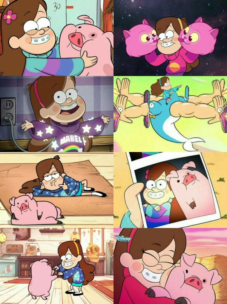 Эстетика Гравити Фолз Мейбл