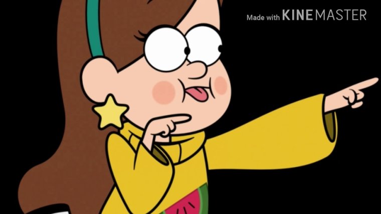 Мейбл обнимает Пухлю